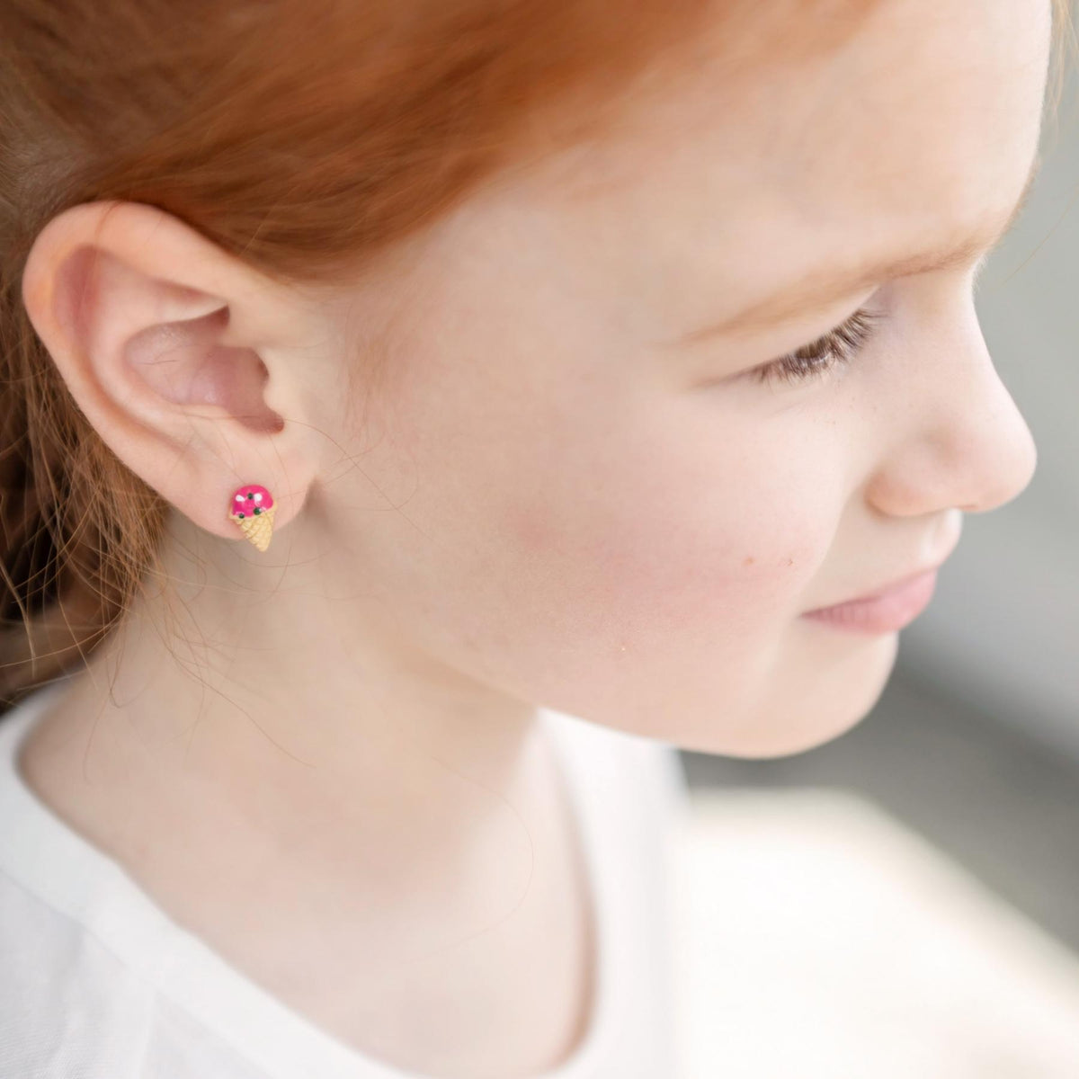 Ice Cream Cones  Hypoallergenic Earrings Ships to Canada